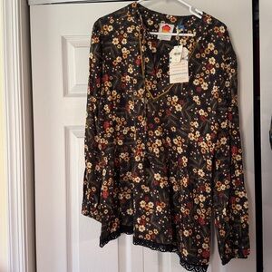 FARM Rio NWT Sayen peasant top